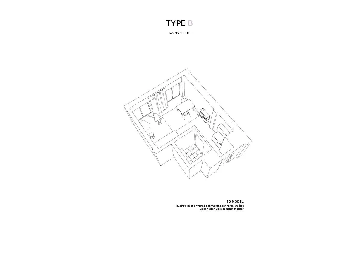 Moderne Studieboliger i Aarhus - 40m² Privat Studio - Foto 1