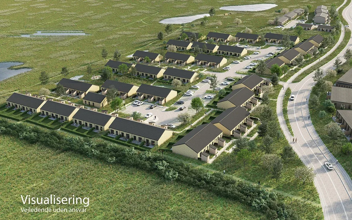 Moderne 3-værelses seniorrækkehus med fjordudsigt i Kalundborg - Foto 1