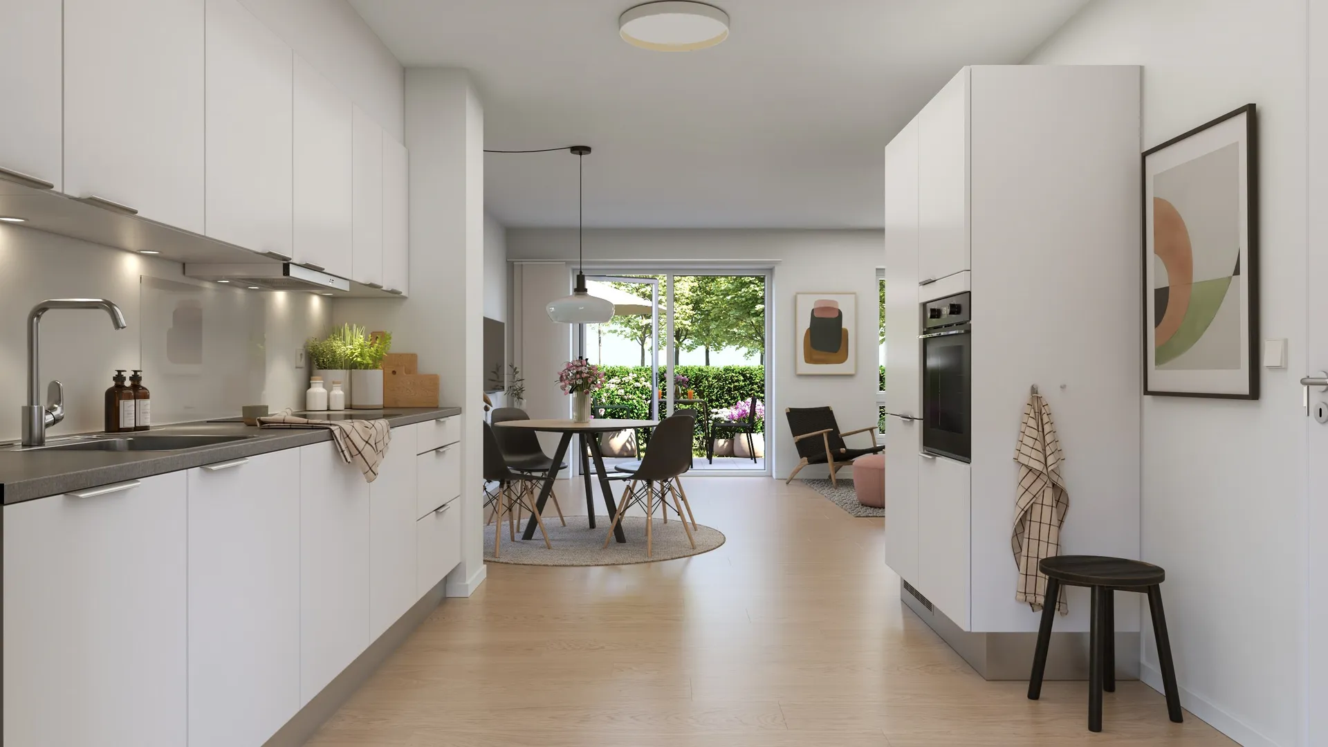 Rummelig 4-værelses rækkehus med terrasse i Aarhus - Foto 3