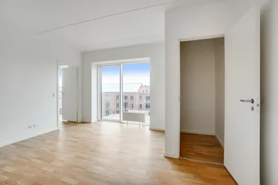 Moderne 2-værelses lejlighed med terrasse i Aarhus - alle faciliteter inkluderet